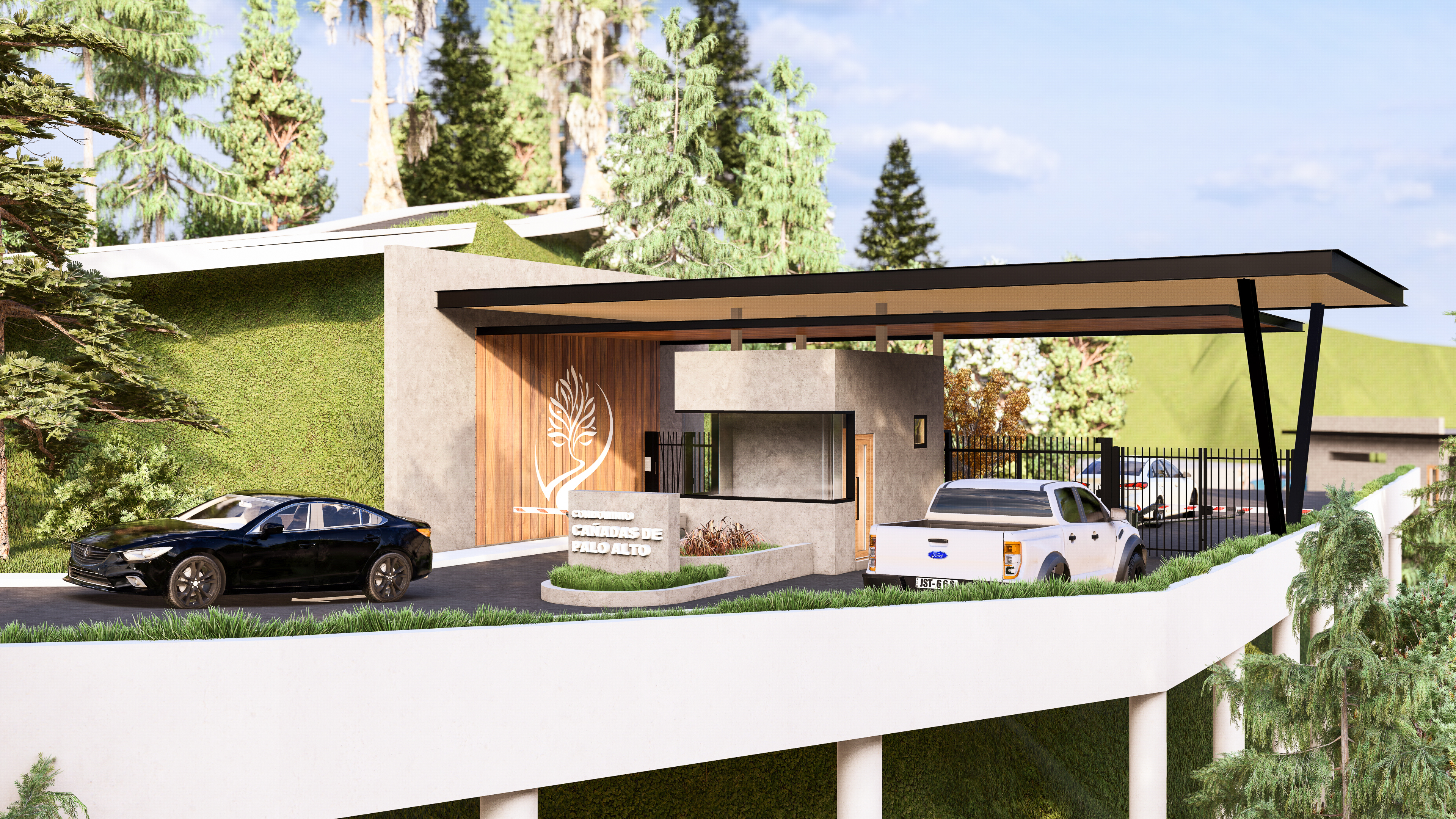 Casa Club - Vista frontal